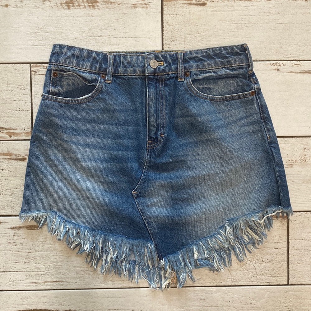 Free People Denim Skirt